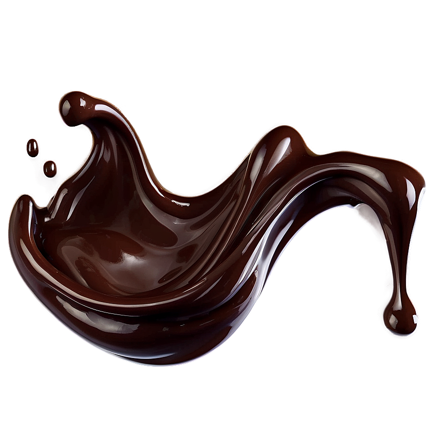 Dripping Chocolate Splash Png 75