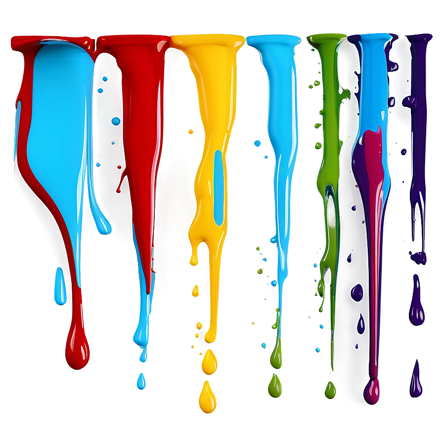 Dripping Paint Streak Png 99