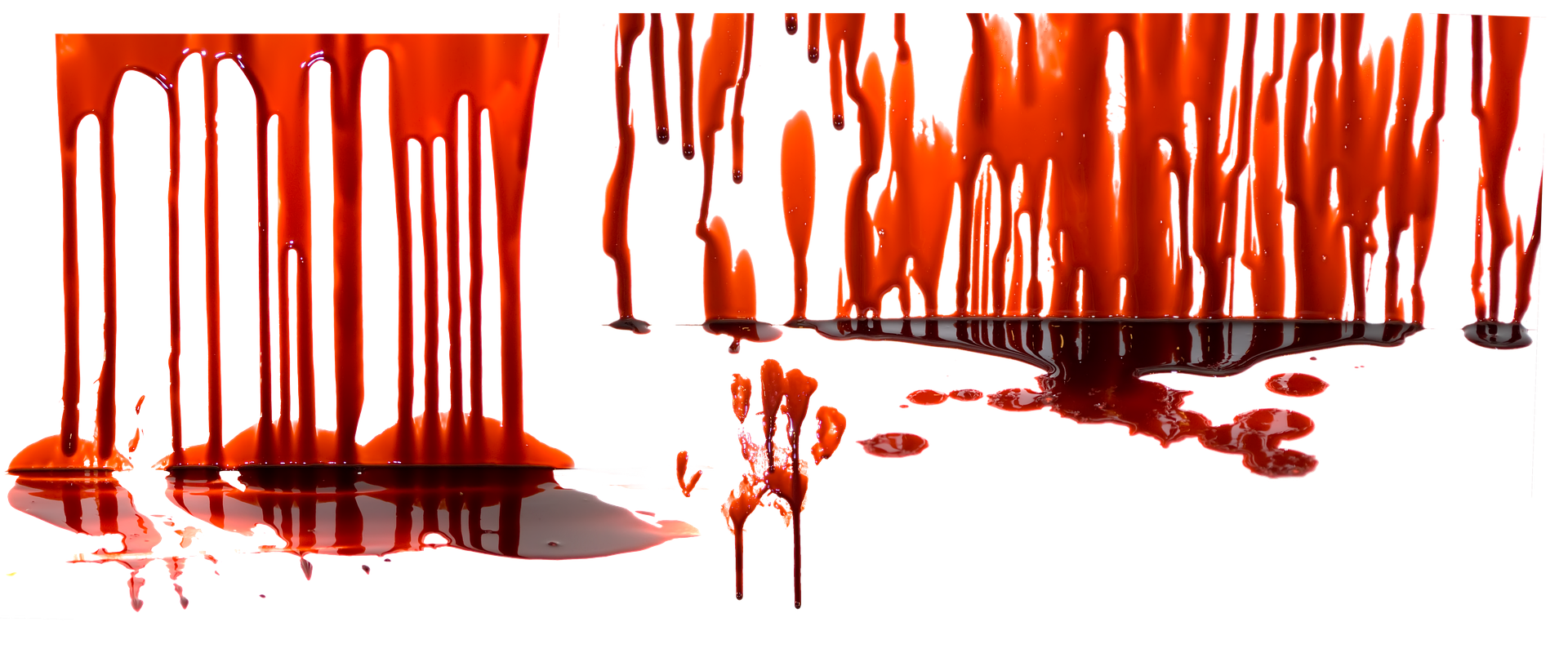 Dripping Red Liquid Art