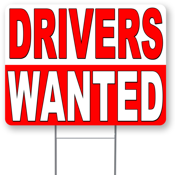 Drivers Wanted Sign