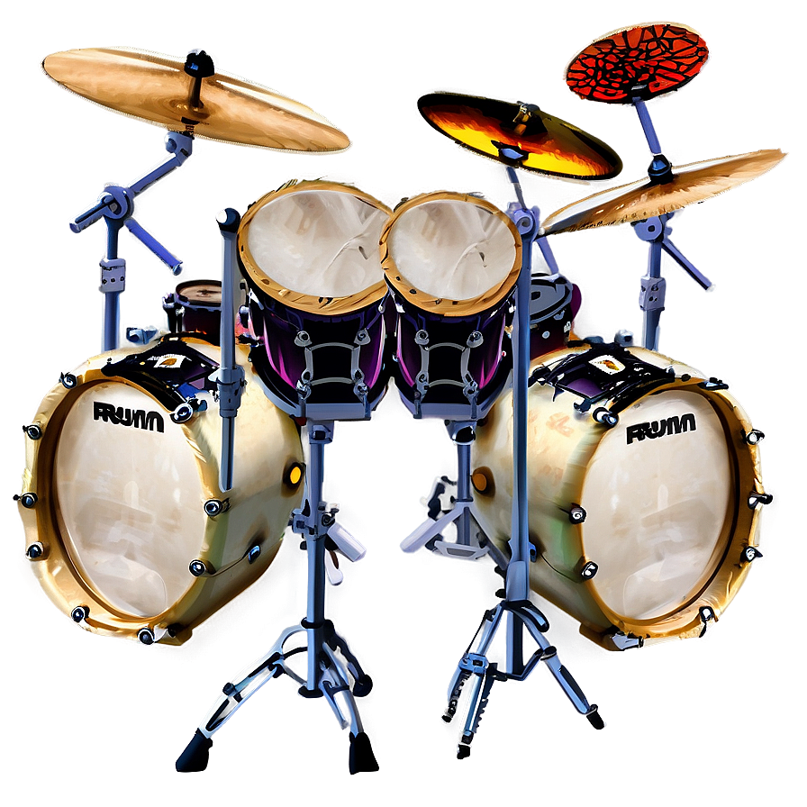 Drum Kit Outline Png 7