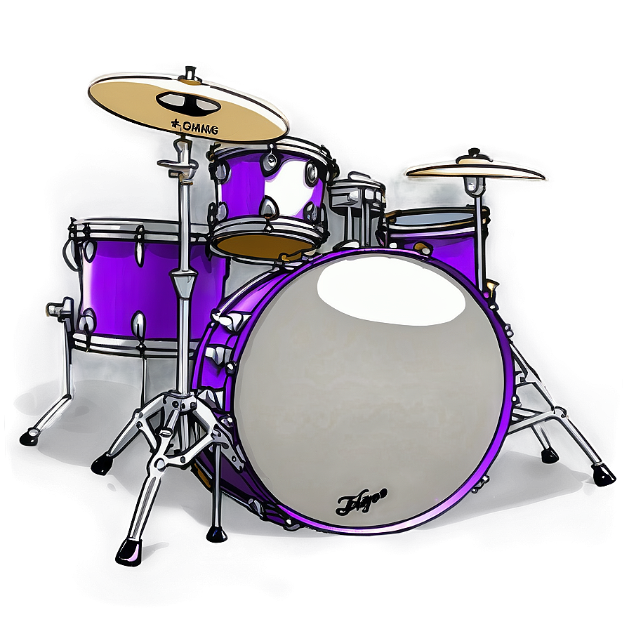 Drum Kit Sketch Png 06212024