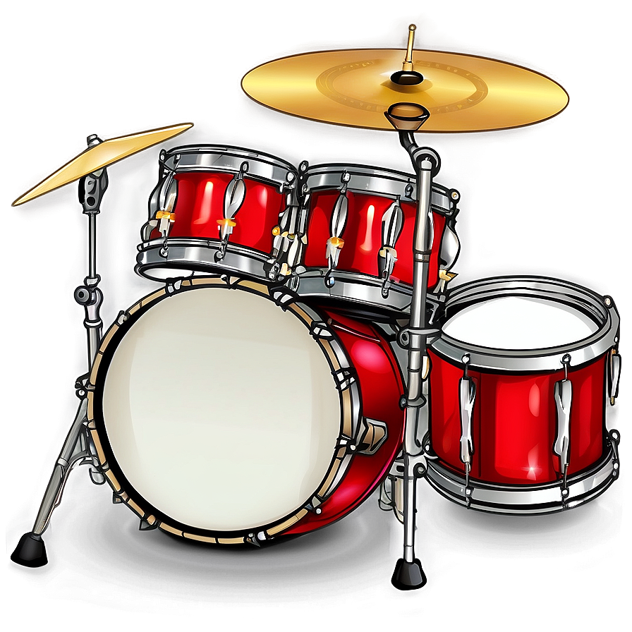 Drum Set Music Clipart Png 06272024