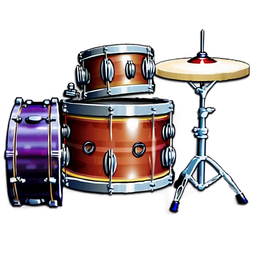 Drum Set Vintage Png 05242024