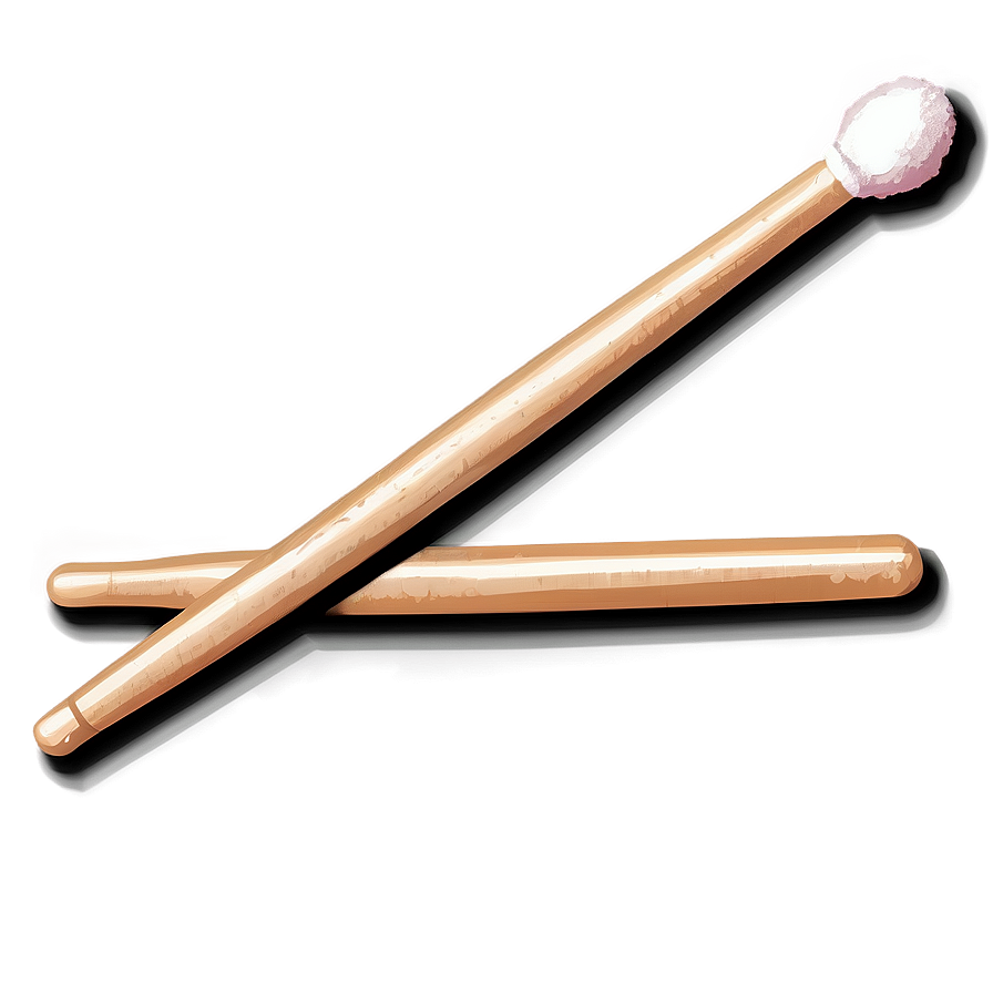 Drum Stick Sketch Png Rnk79