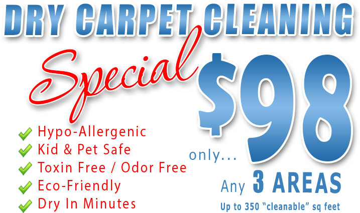 Dry Carpet Cleaning Special Advertisement