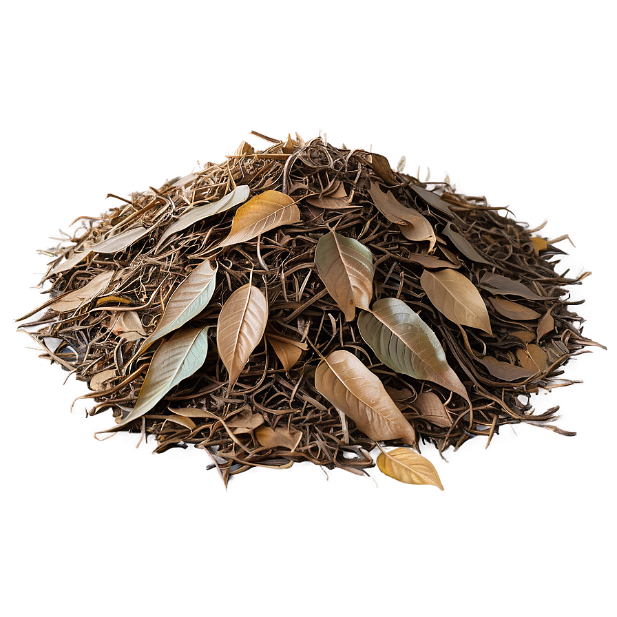 Dry Leaves Mound Png Mju76