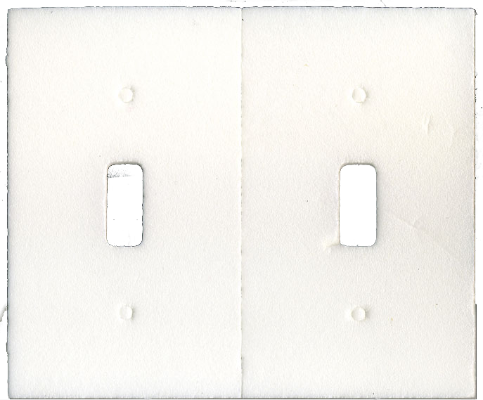 Dual Light Switch Plate Texture