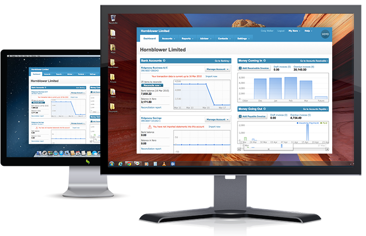 Dual Monitor Setupwith Financial Software