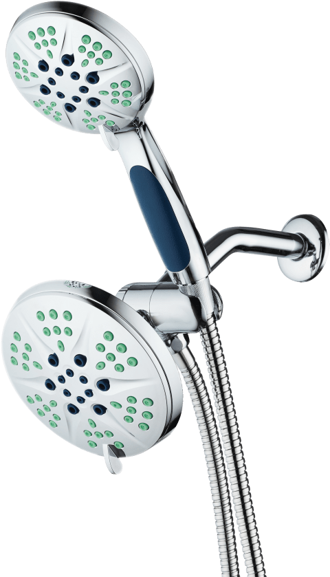 Dual Showerhead Modern Design