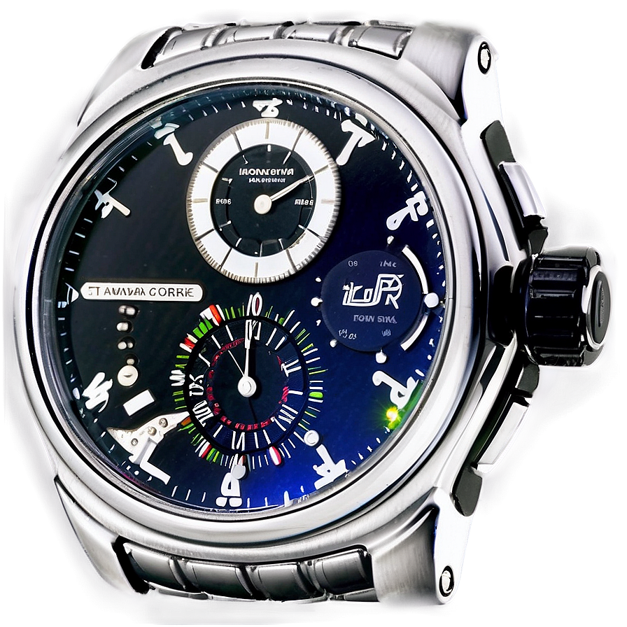 Dual Time Zone Watch Png 5
