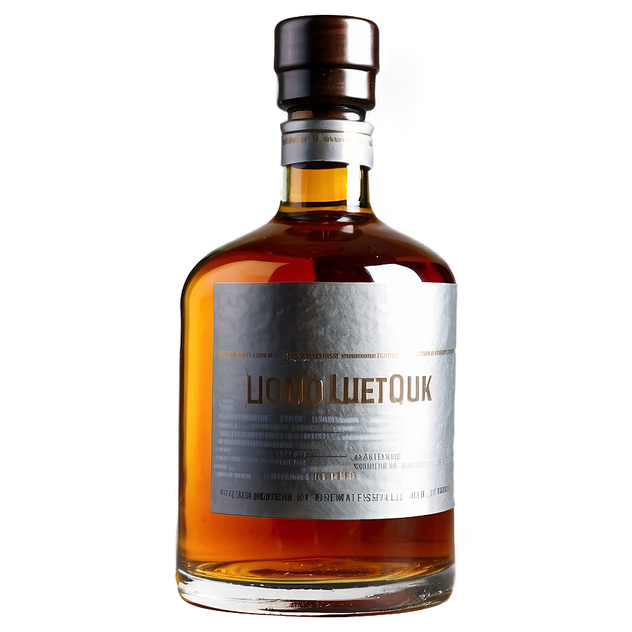 Dual-tone Liquor Bottle Png Ilu66