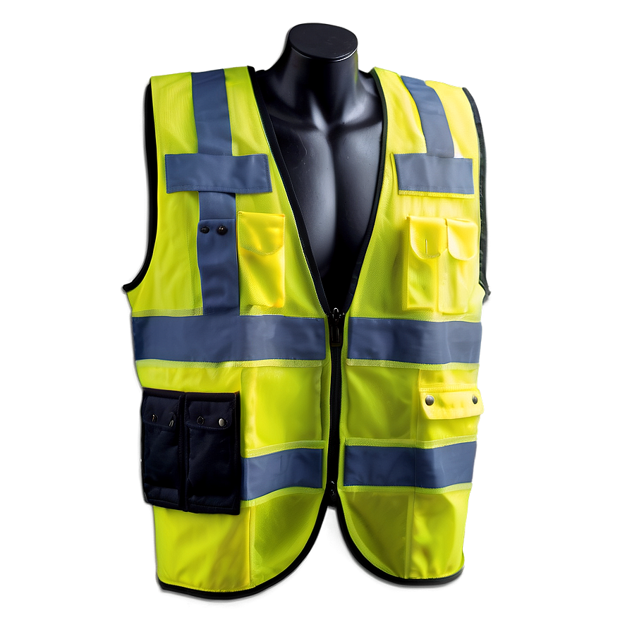 Dual Tone Safety Vest Png Ffg