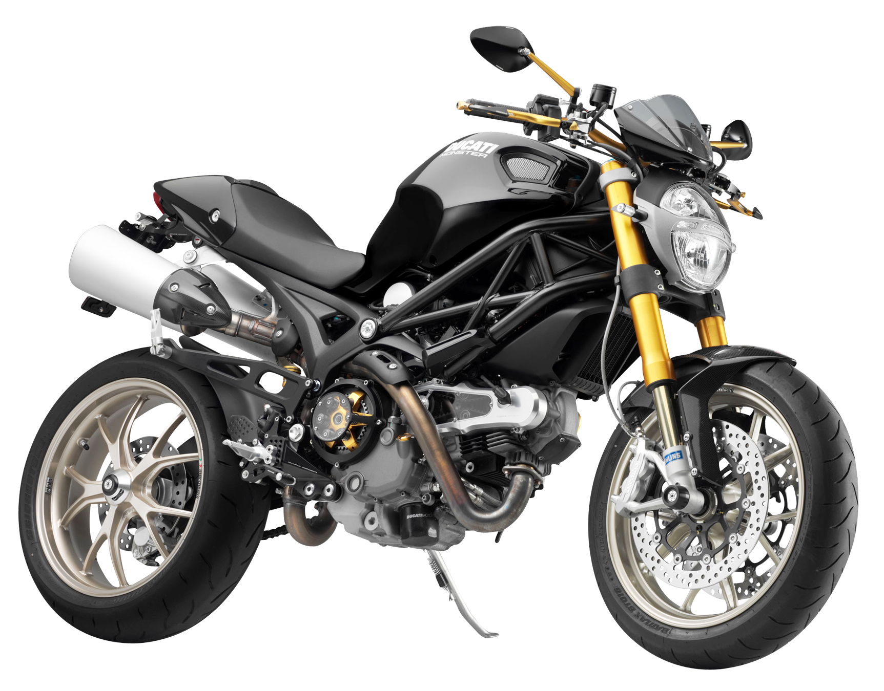 Ducati Monster Motorcycle Studio Shot