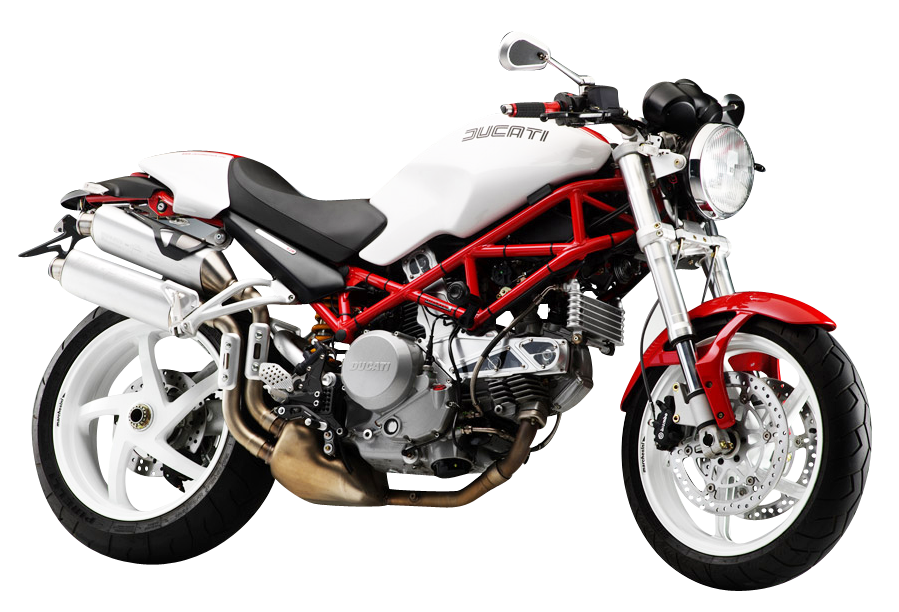 Ducati Motorcycle Redand White