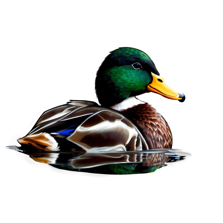 Duck Bird Swimming Png Ndx