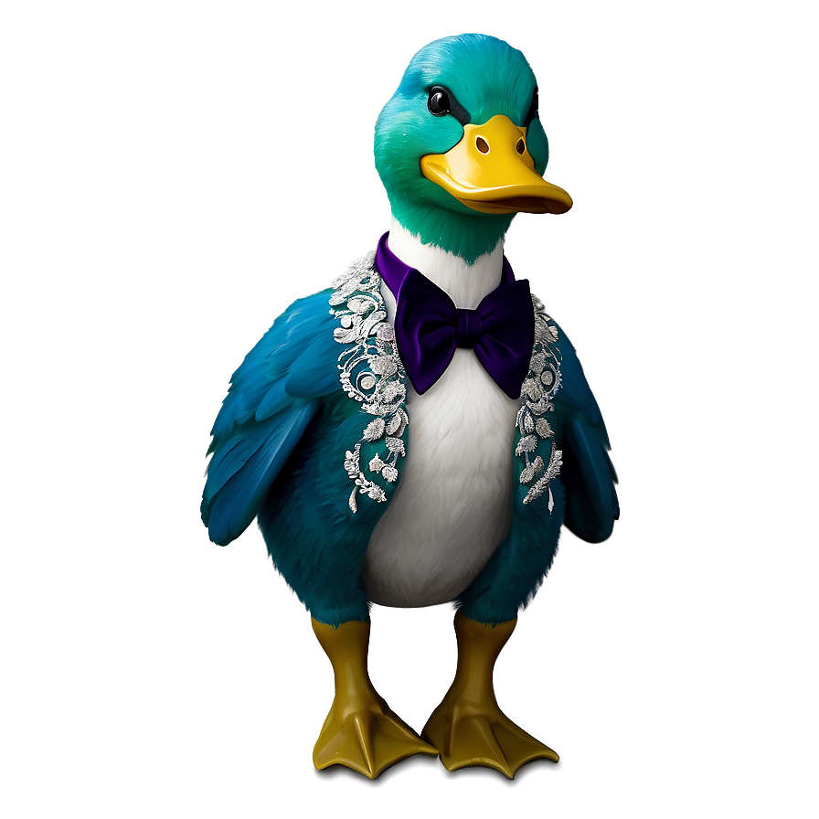 Duck In Formal Attire Png Ljl