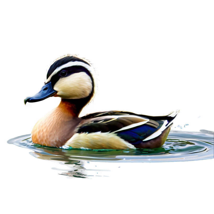 Duck Swimming Png 05032024