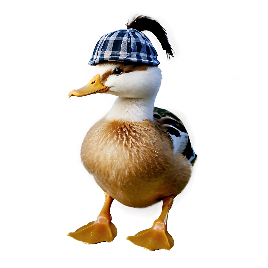 Duck Wearing Hat Png Etw84