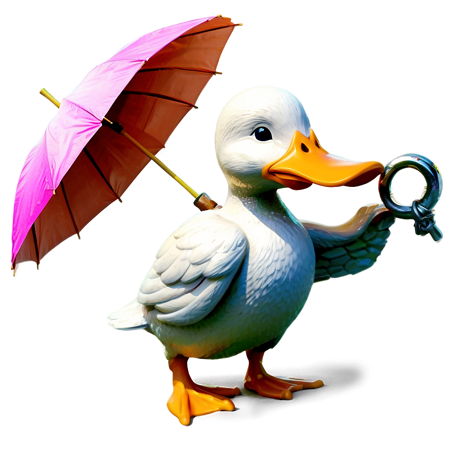 Duck With Umbrella Png 61