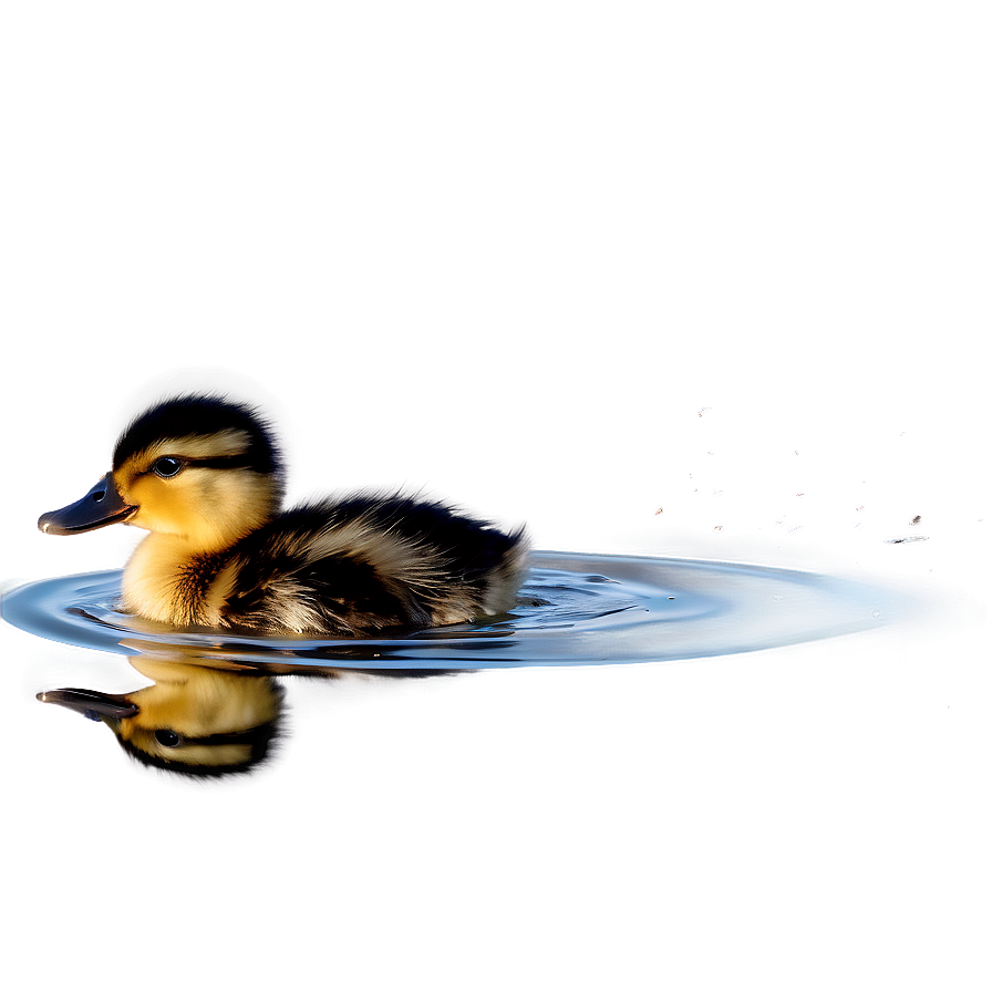 Duckling Swimming Png Edl59