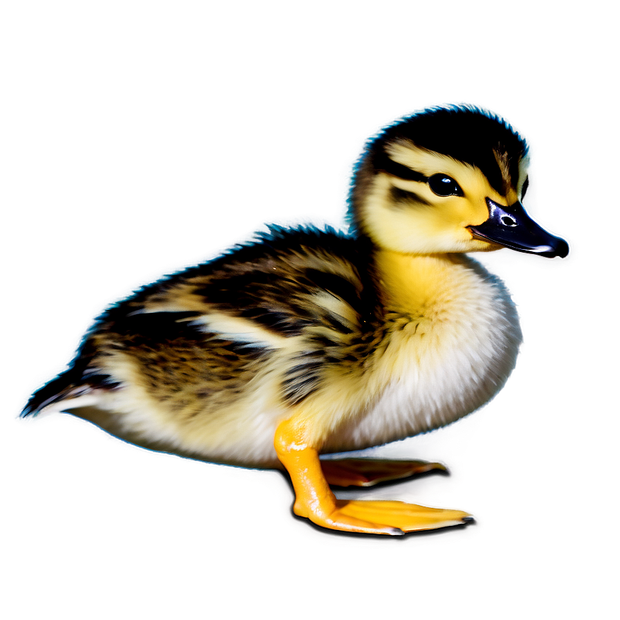 Duckling With Butterfly Png 91