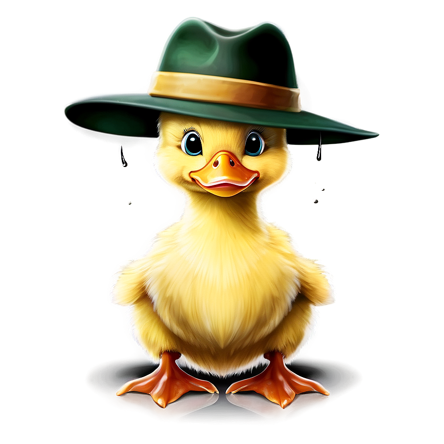 Duckling With Hat Png Lbo