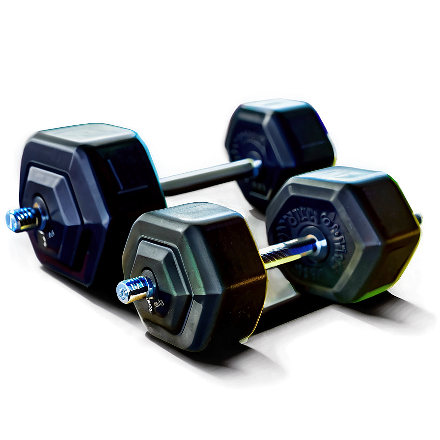 Dumbbell Set With Rack Png 05252024