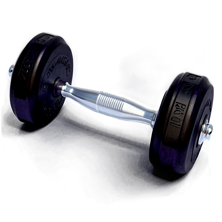 Dumbbell With Ergonomic Grip Png 05252024