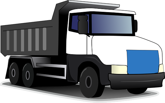 Dump Truck Vector Illustration