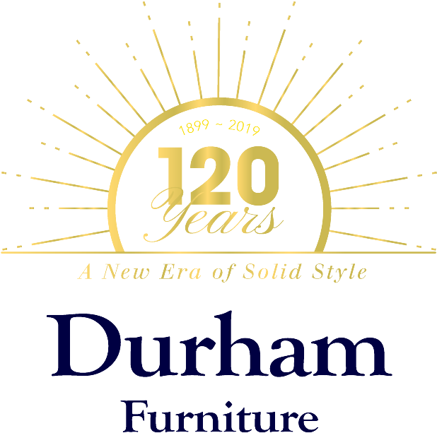 Durham Furniture120 Year Anniversary Logo