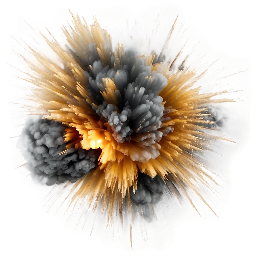 Dust Explosion On Black Png 4