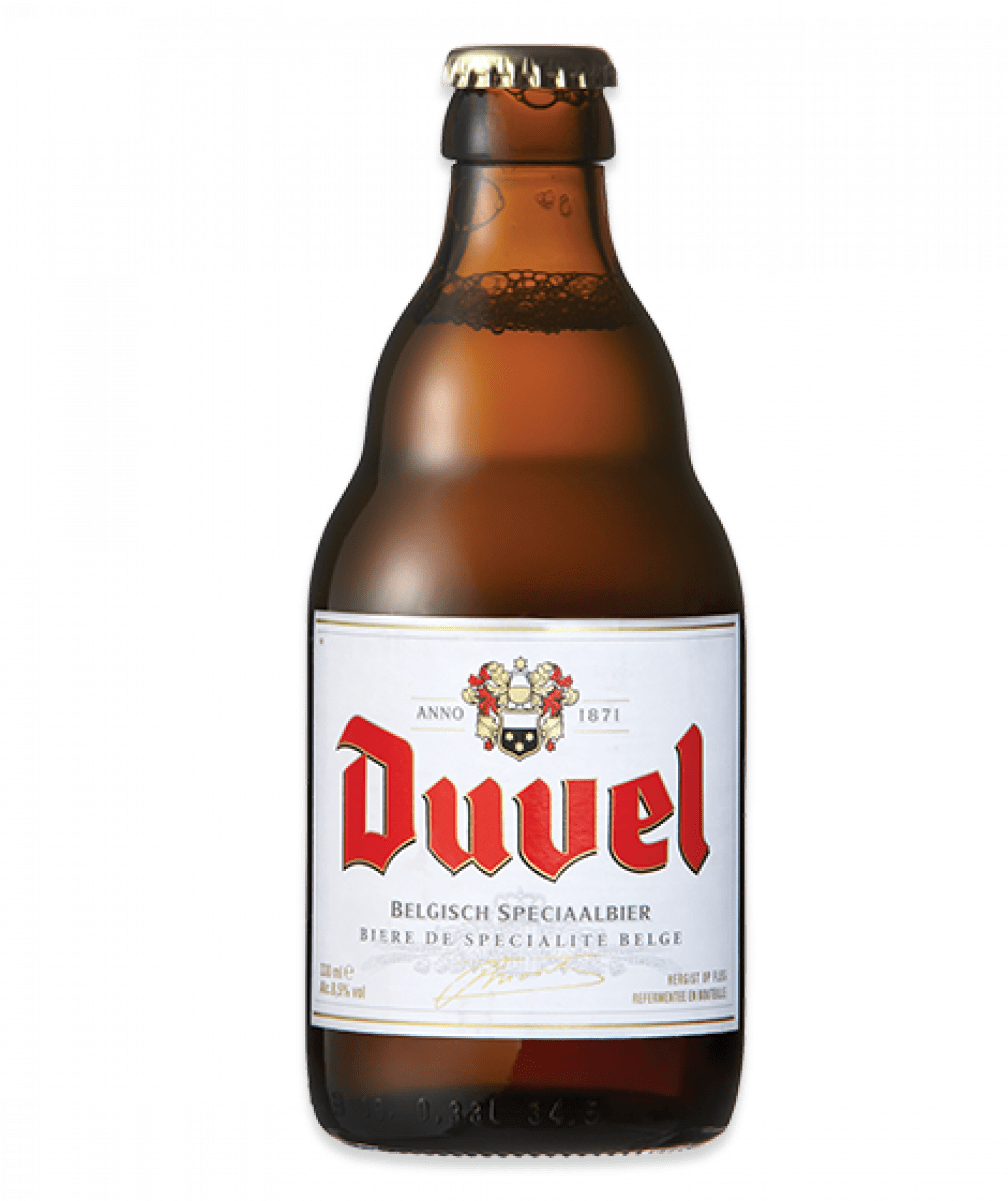 Duvel Belgian Beer Bottle