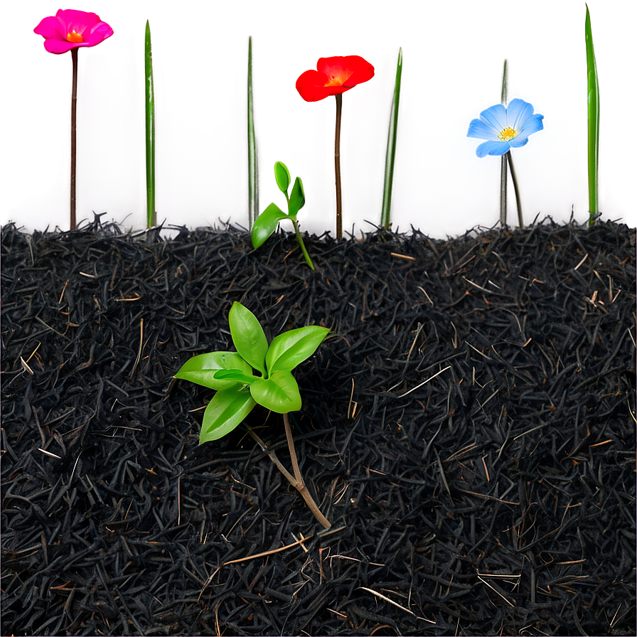 Dyed Black Beauty Mulch Png Flq