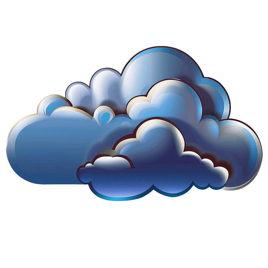 Dynamic Cloud Vector Illustration Png 78