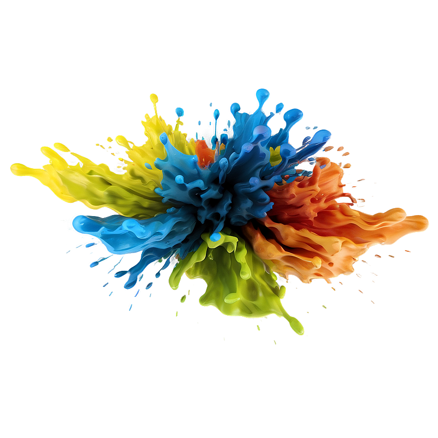 Dynamic Color Splash Png 15