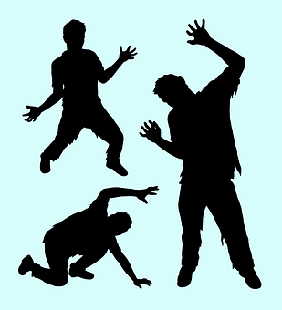 Dynamic Dance Moves Silhouettes