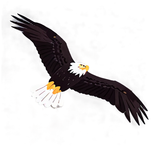 Dynamic Eagle In Attack Mode Png B