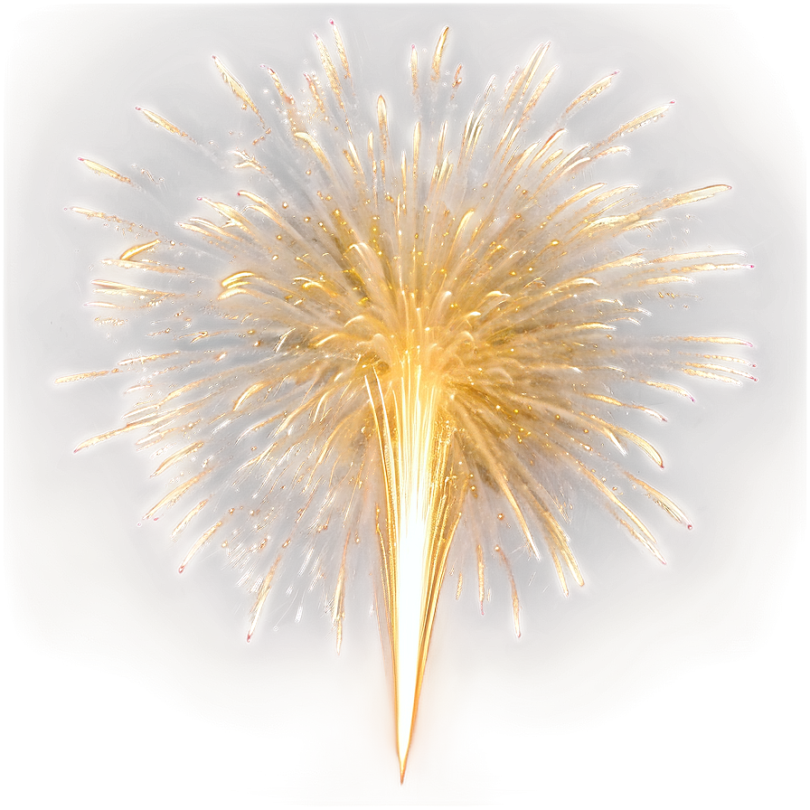 Dynamic Gold Fireworks Png Sel