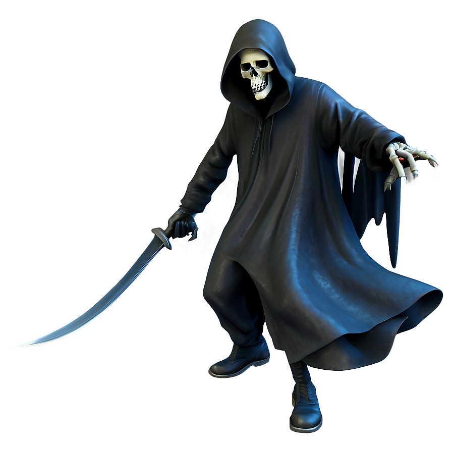 Dynamic Pose Grim Reaper Png Asw