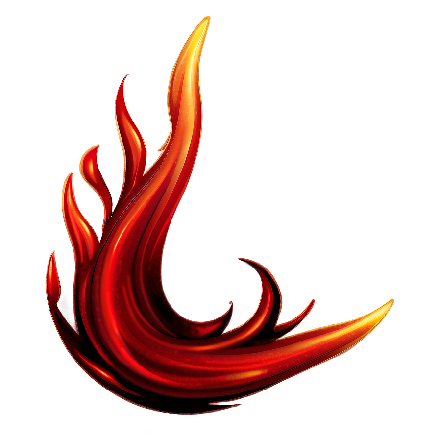 Dynamic Red Flame Png Uss