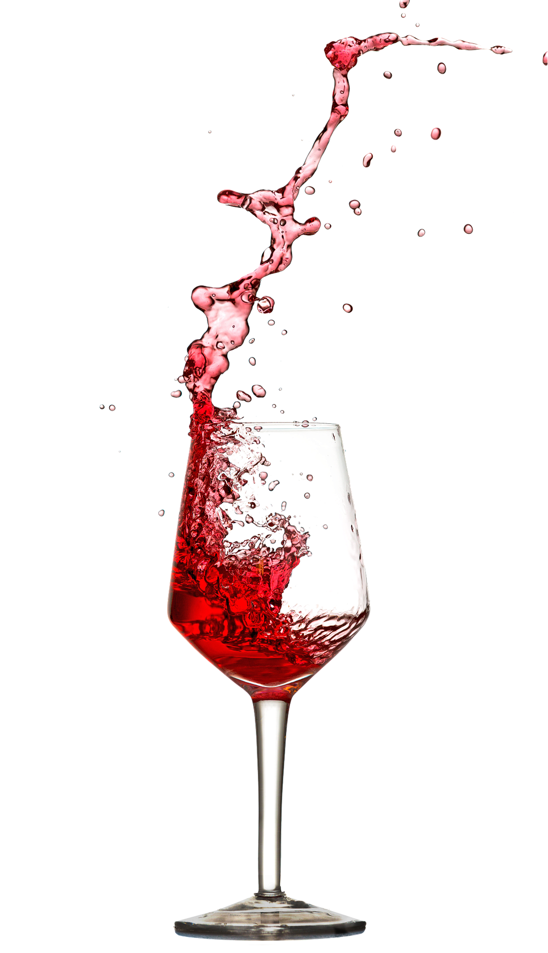Dynamic Red Wine Splash