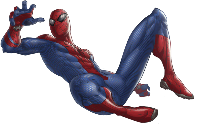 Dynamic Spiderman Pose