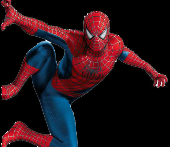 Dynamic Spiderman Pose