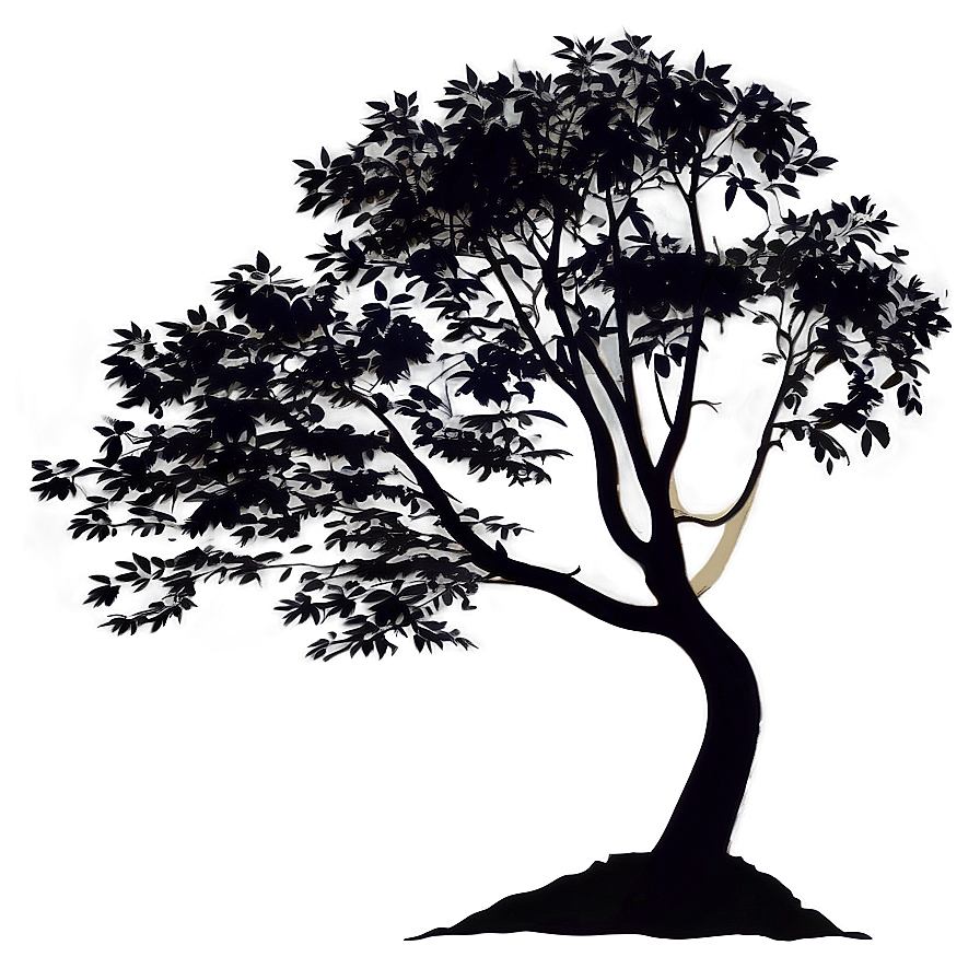 Dynamic Tree Silhouette Png 63