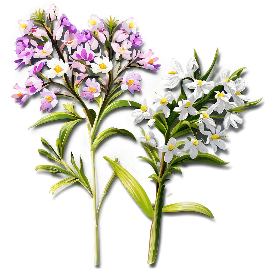 Early Spring Wildflowers Png Ckp