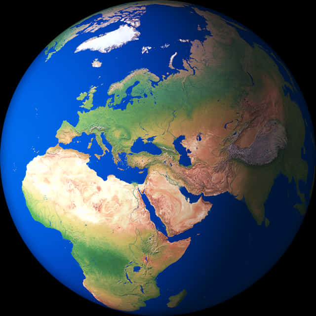 Earth Eastern Hemisphere View