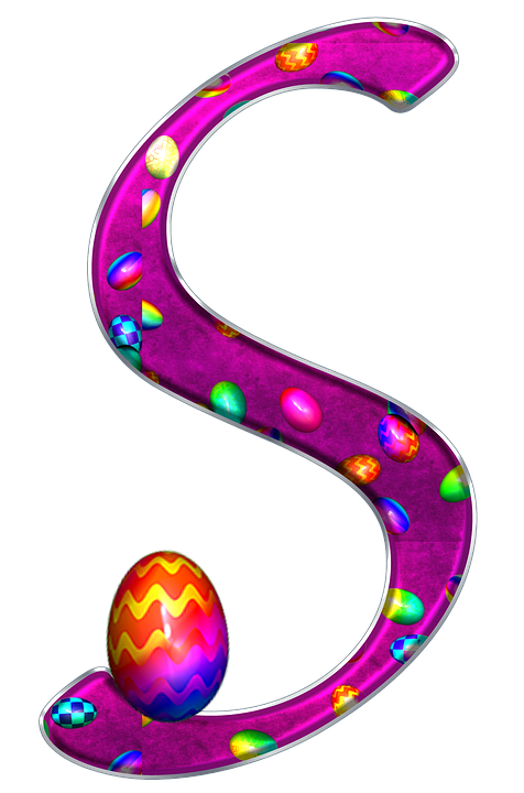 Easter Alphabet Letter S