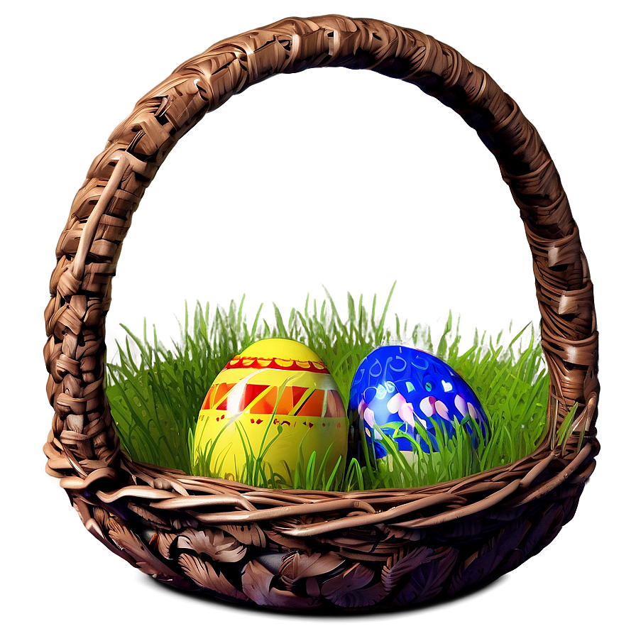 Easter Basket Full Png 7