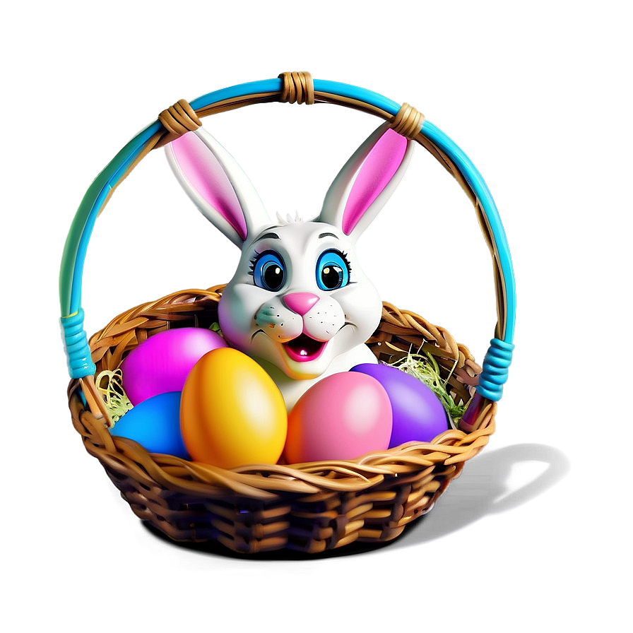 Easter Bunny Basket Png 21